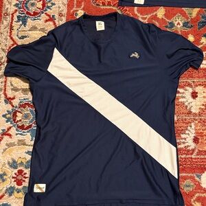 Tracksmith Navy and White Men's Jersey
